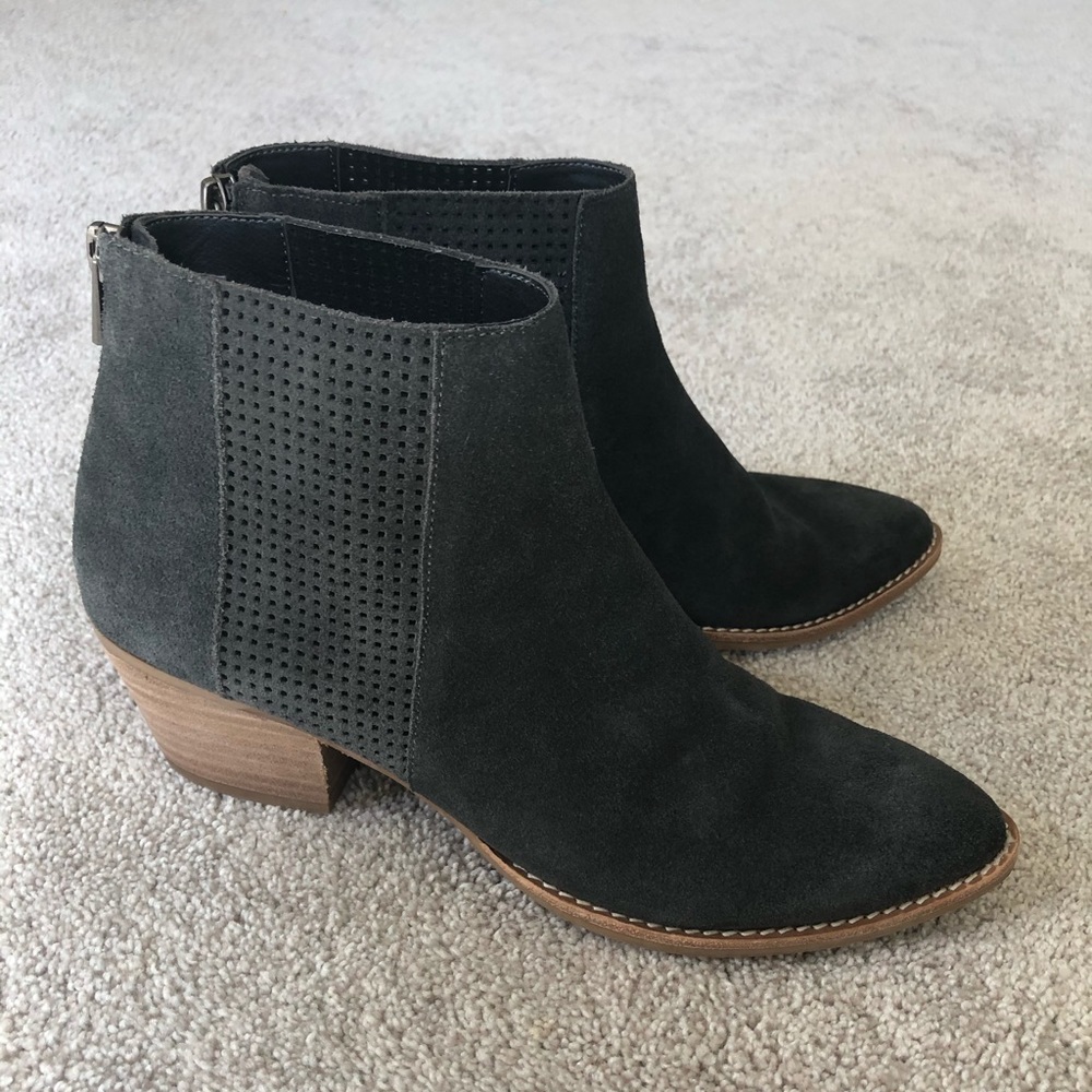 Dolce Vita grey suede booties